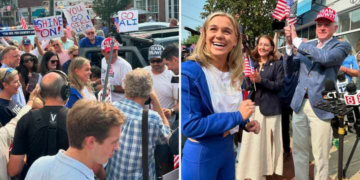 Ali Truwit at a send-off ceremony in Darien on Friday, Aug. 16. 