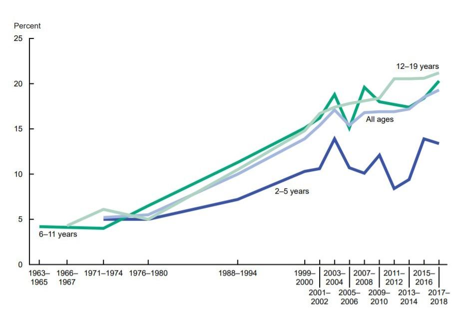 Key Observations ⁣on⁢ U.S.⁤ Obesity Rates