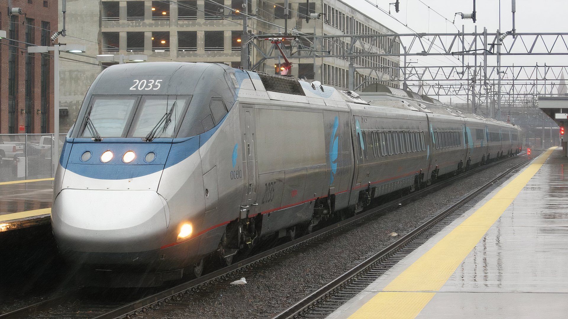 Amtrak train