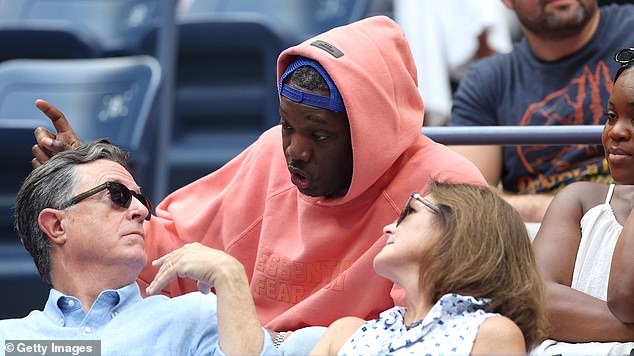 Saturday Night Live's Michael Che was among a handful of celebrities in attendance