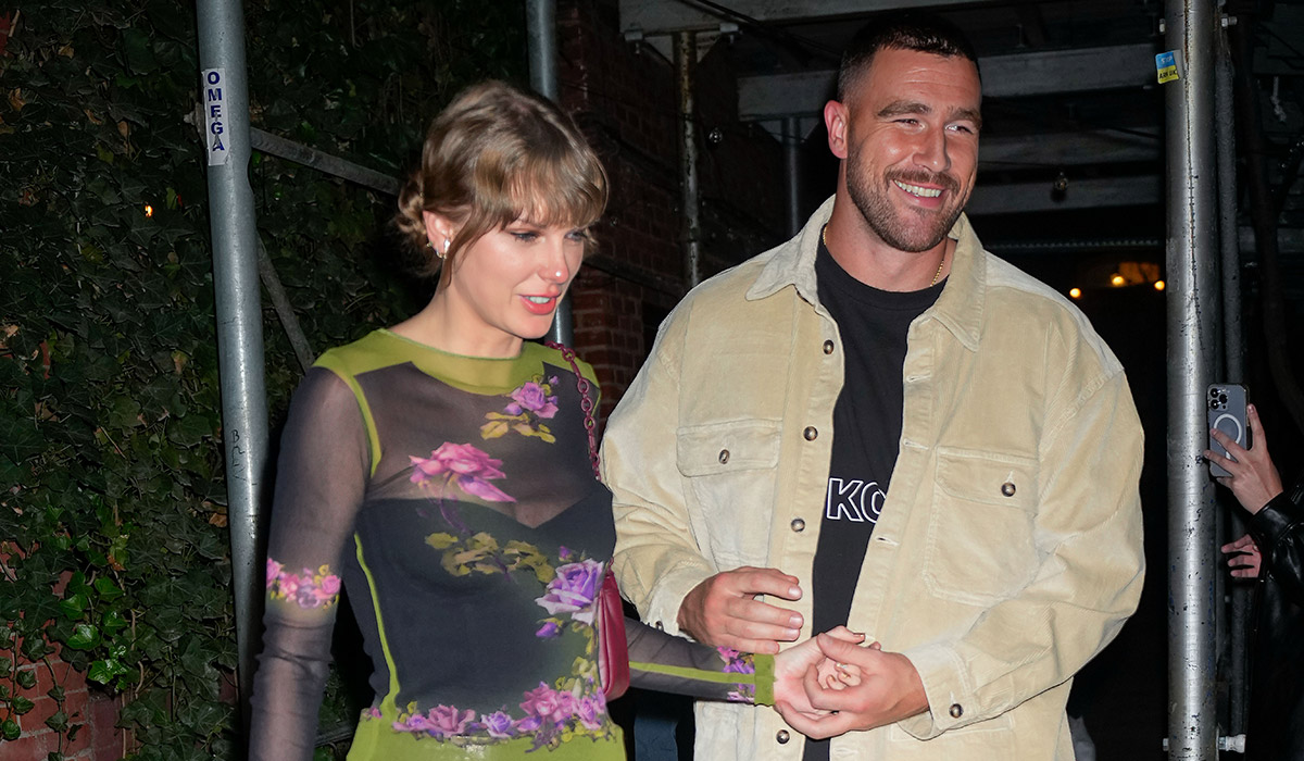 Taylor Swift and Travis Kelce. Pic: Gotham/GC Images