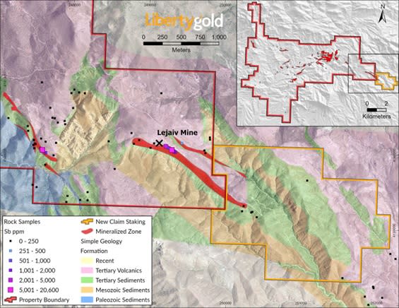 Goldstrike New Claims Staking Map