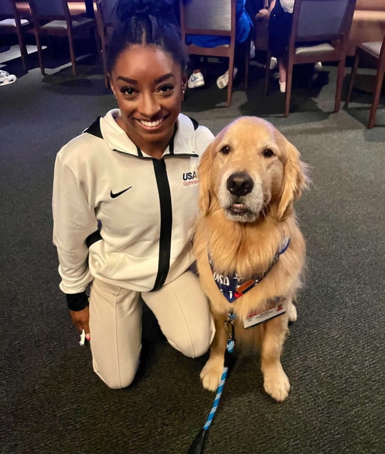 Simone Biles and Beacon 