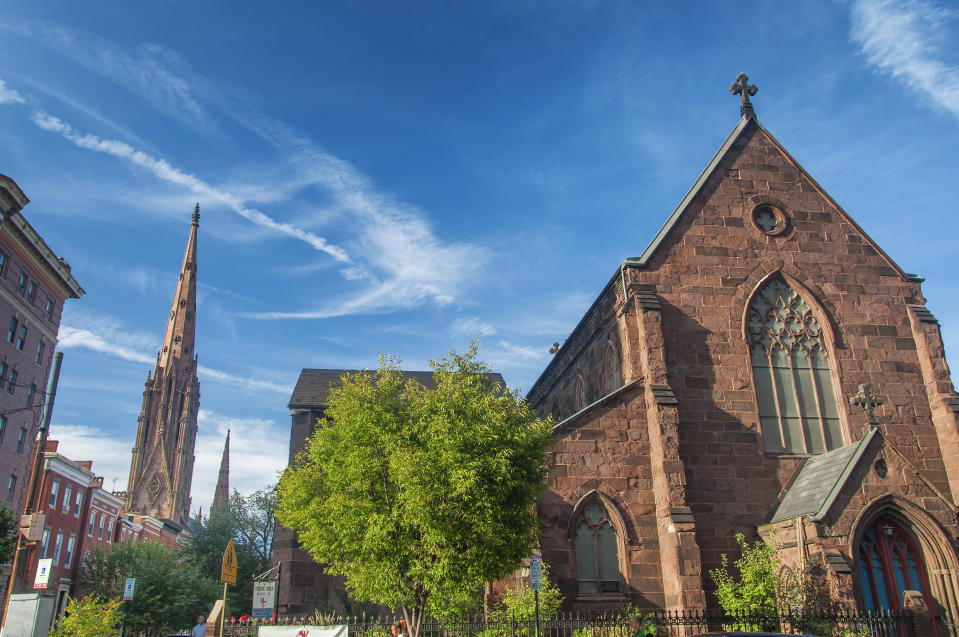 Baltimore, Maryland. September 27, 2019. The historic landmark grace and saint peters episcopal church in mount Vernon area of Baltimore Maryland.