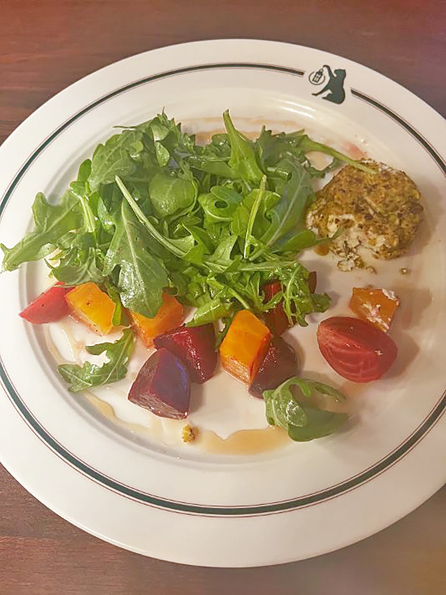 A fall beet salad, with produce from the Farm at Weston, was on the menu at The Left Bank restaurant in Weston.