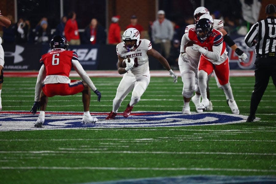 New Mexico State takes on Liberty on Friday night in the Conference USA Football championship game in Lynchburg, Virginia.