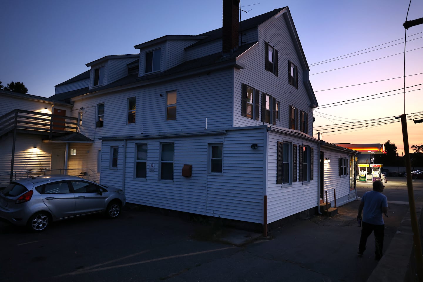 Some men from the Martha's Vineyard group moved into a boarding house in Stoughton.