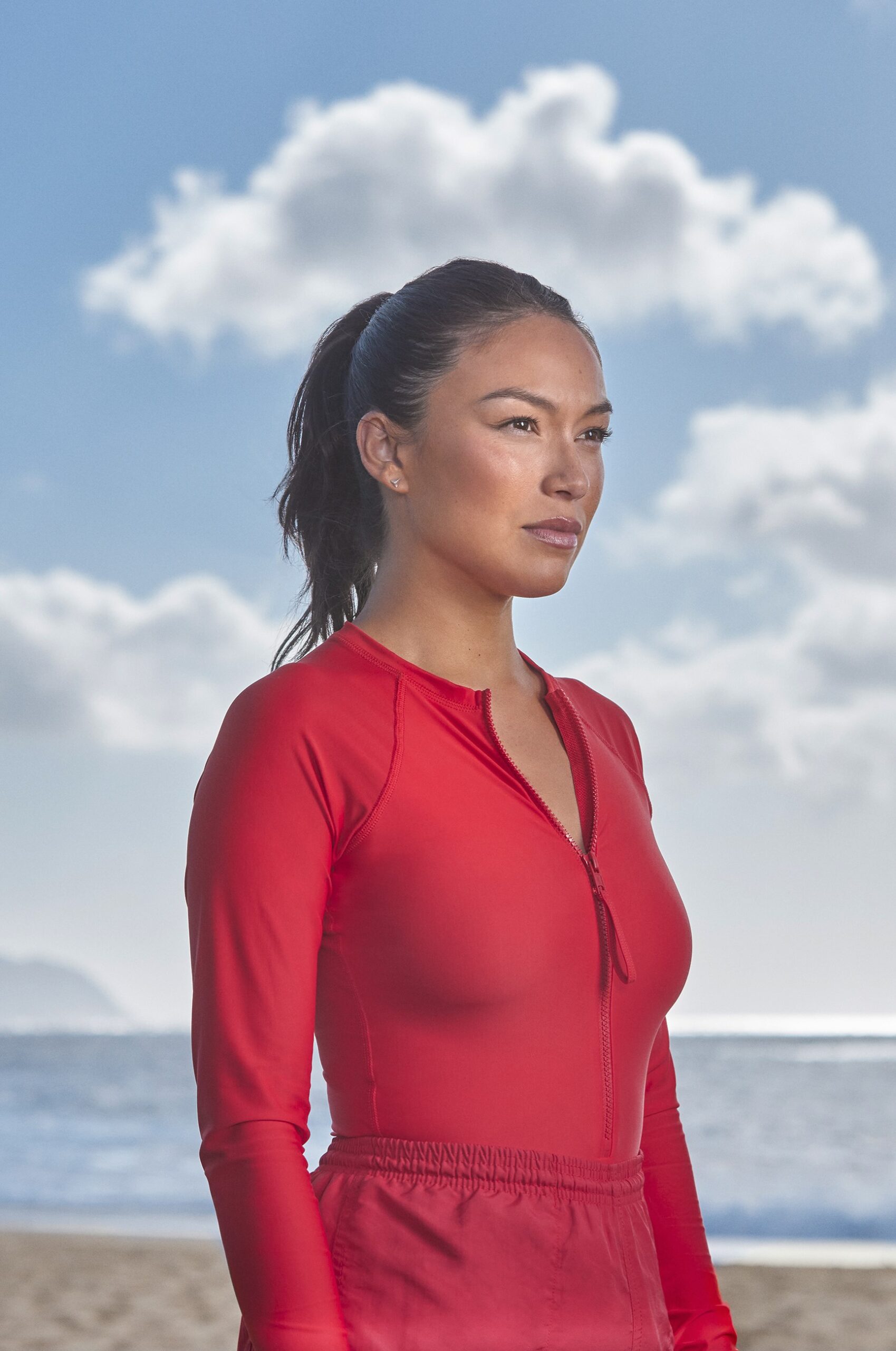 Hina Alexander is a lifeguard on Rescue HI-Surf.