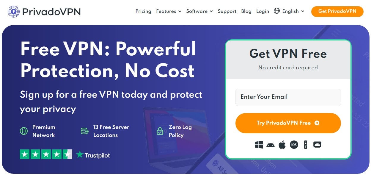 Privadovpn Free