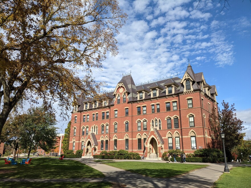  A building on the Tufts University campus.