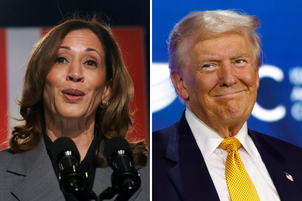 Kamala Harris Donald Trump favorability