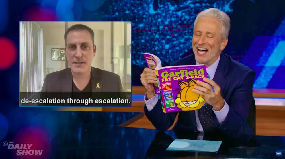 John Stewart laughs his way into escaping reality: 