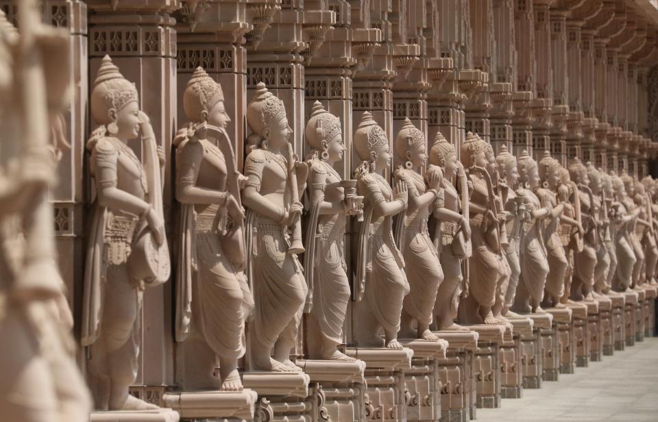 Robbinsville, NJ -- August 2, 2024 -- Completed and encouraging visitors of all faiths to tour it’s artistic detail carved in marble, BAPS Swaminarayan Akshardham, located in Mercer County, is the largest Hindu temple on this side of the world.