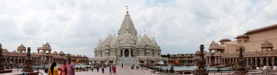 Robbinsville, NJ -- August 2, 2024 -- Completed and encouraging visitors of all faiths to tour it’s artistic detail carved in marble, BAPS Swaminarayan Akshardham, located in Mercer County, is the largest Hindu temple on this side of the world.