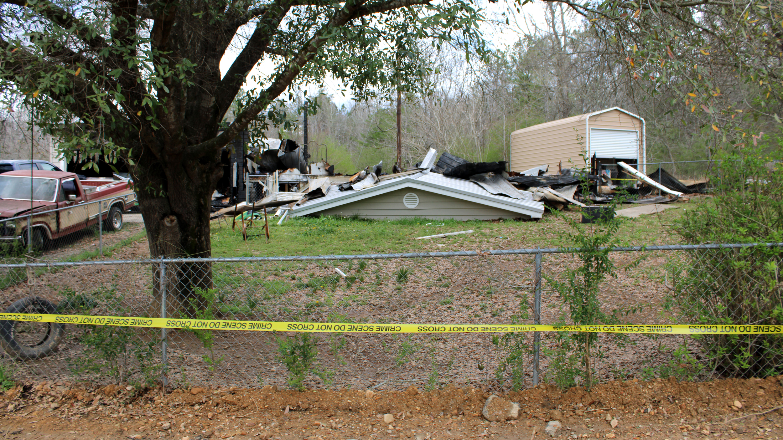 W.M. Griffice died from injuries suffered in the explosion of his home, pictured here, atop the Oak Grove mine in Alabama. Credit: Courtesy of the Alabama Fire Marshal's Office