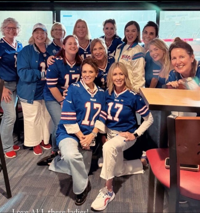 Hailee Steinfeld pictured at a Buffalo Bills game.