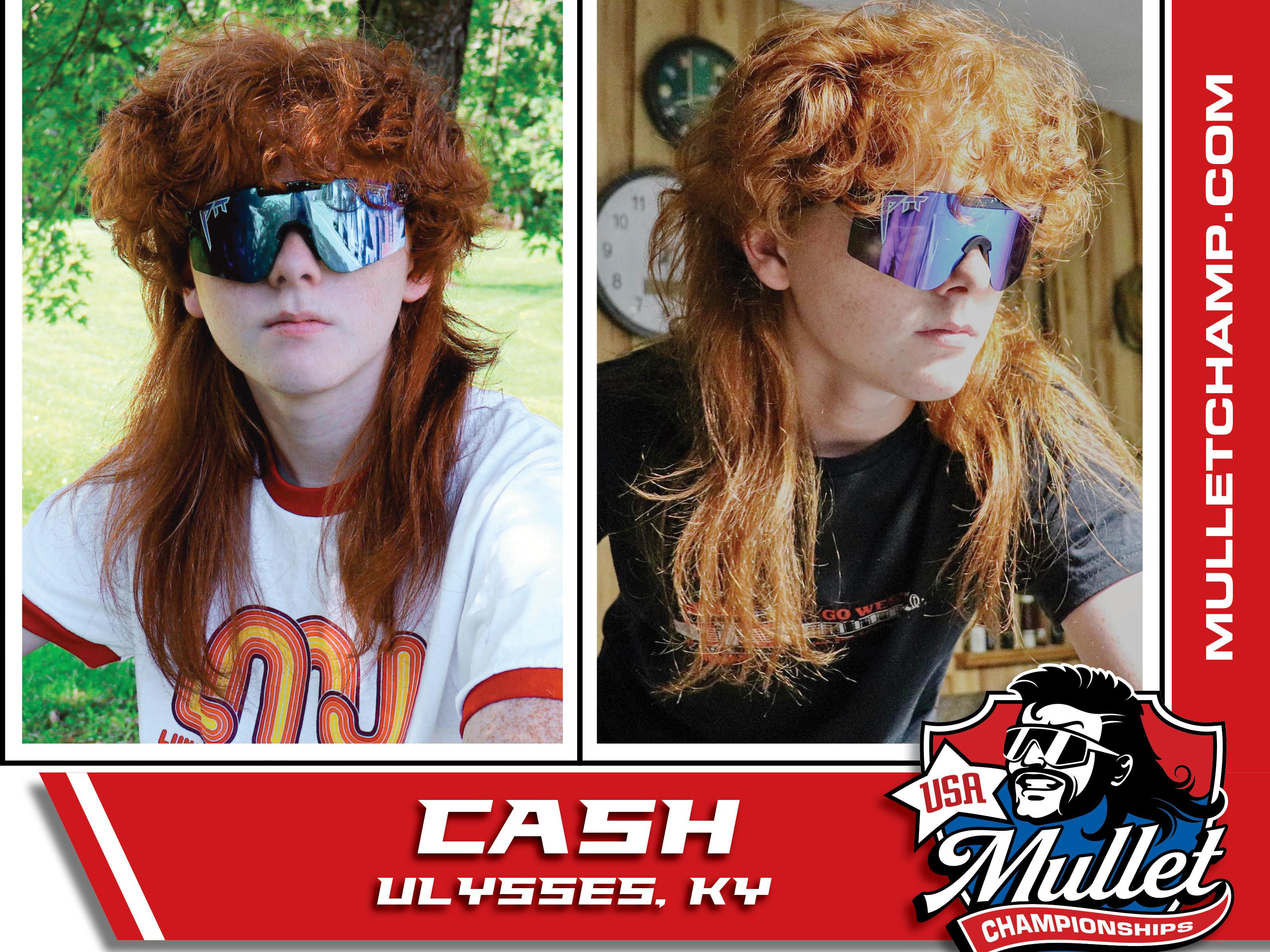 Teens Voluminous Mullet Triumphs in USA Mullet Championship