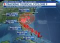 Tropical storm tracker: Cyclone in Atlantic could hit Carolinas Monday – USA TODAY