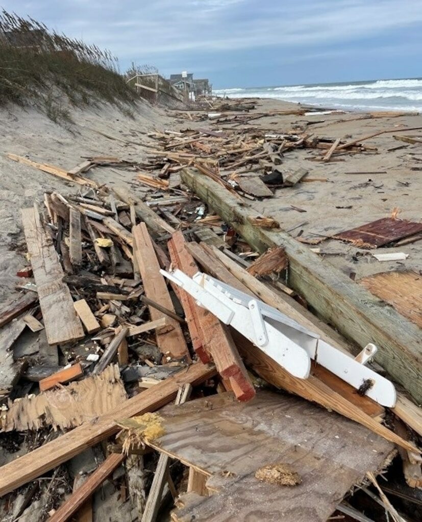 3rd house collapses in 4 days on North Carolina coast