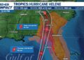 Helene tracker: See projected path as storm continues to weaken over Appalachians – USA TODAY