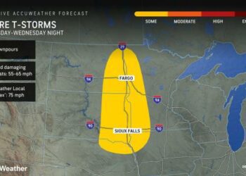 Big storms to hammer north-central US prior to big rain from Denver to Minneapolis