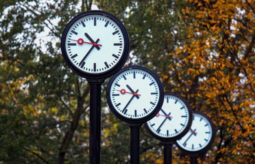 Clocks stock photo