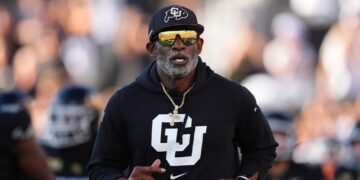 Colorado coach Deion Sanders