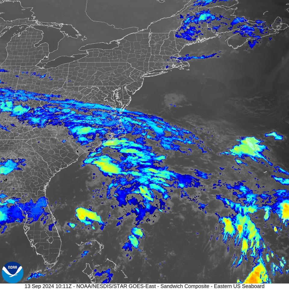 Disturbance off southeastern coast of U.S. not expected to bring any direct impacts to Florida.