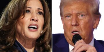 Kamala Harris and Donald Trump