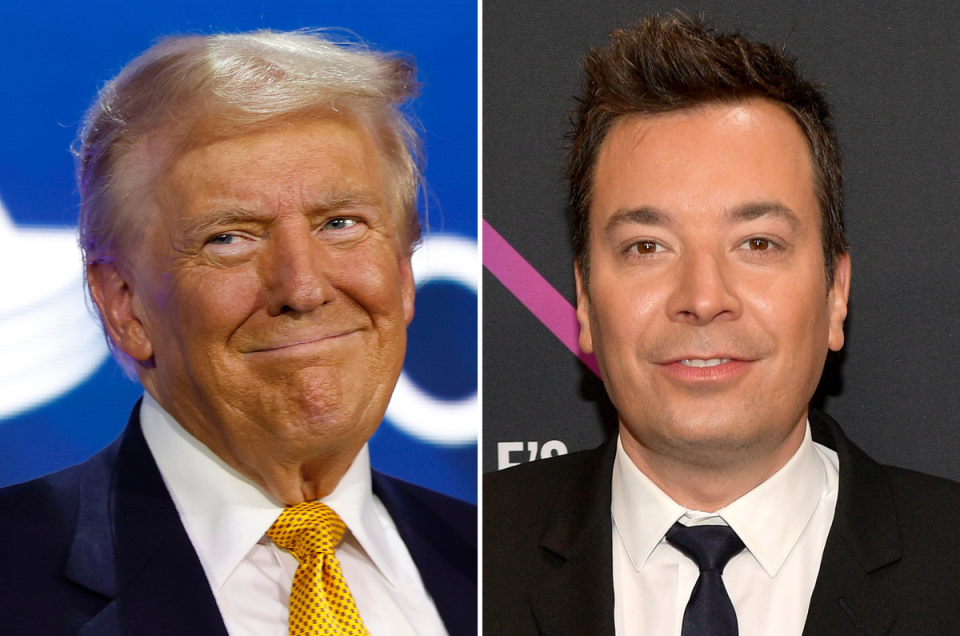 Donald Trump says ‘not funny’ Jimmy Fallon’s late-night talk show’ is ‘dying’ (Getty Images)