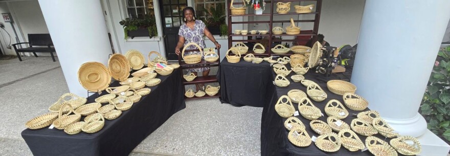 Jennifaye Singleton of Huger, near Charleston has been making sweetgrass baskets since she was seven years old. She will have her baskets on display at the Lowcountry Culture Festival in Charlotte at Ballantyne Backyard.