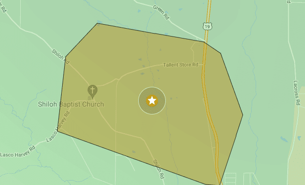 Photo from Georgia Powers Outage Map