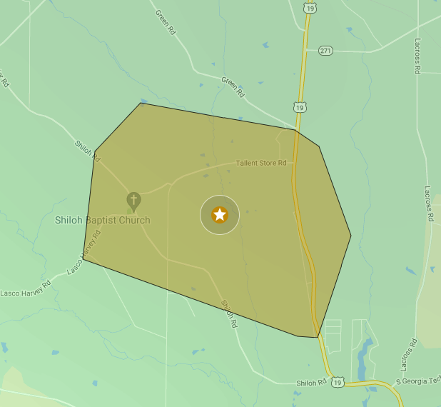 Photo from Georgia Powers Outage Map