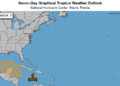 Gulf Coast preparations encouraged. Potential storm