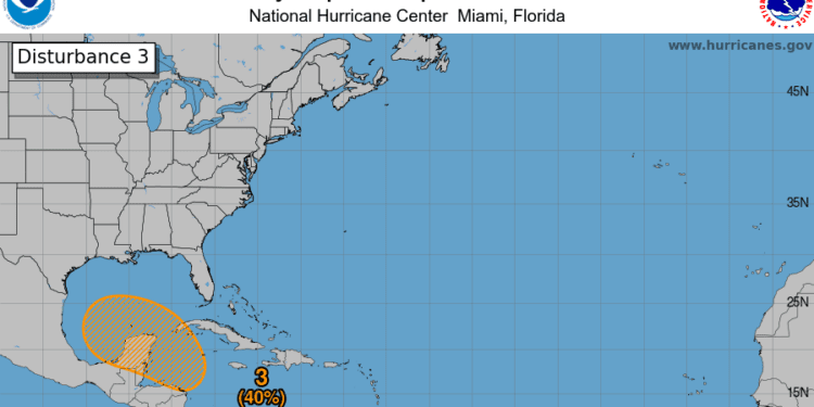 Gulf Coast preparations encouraged. Potential storm