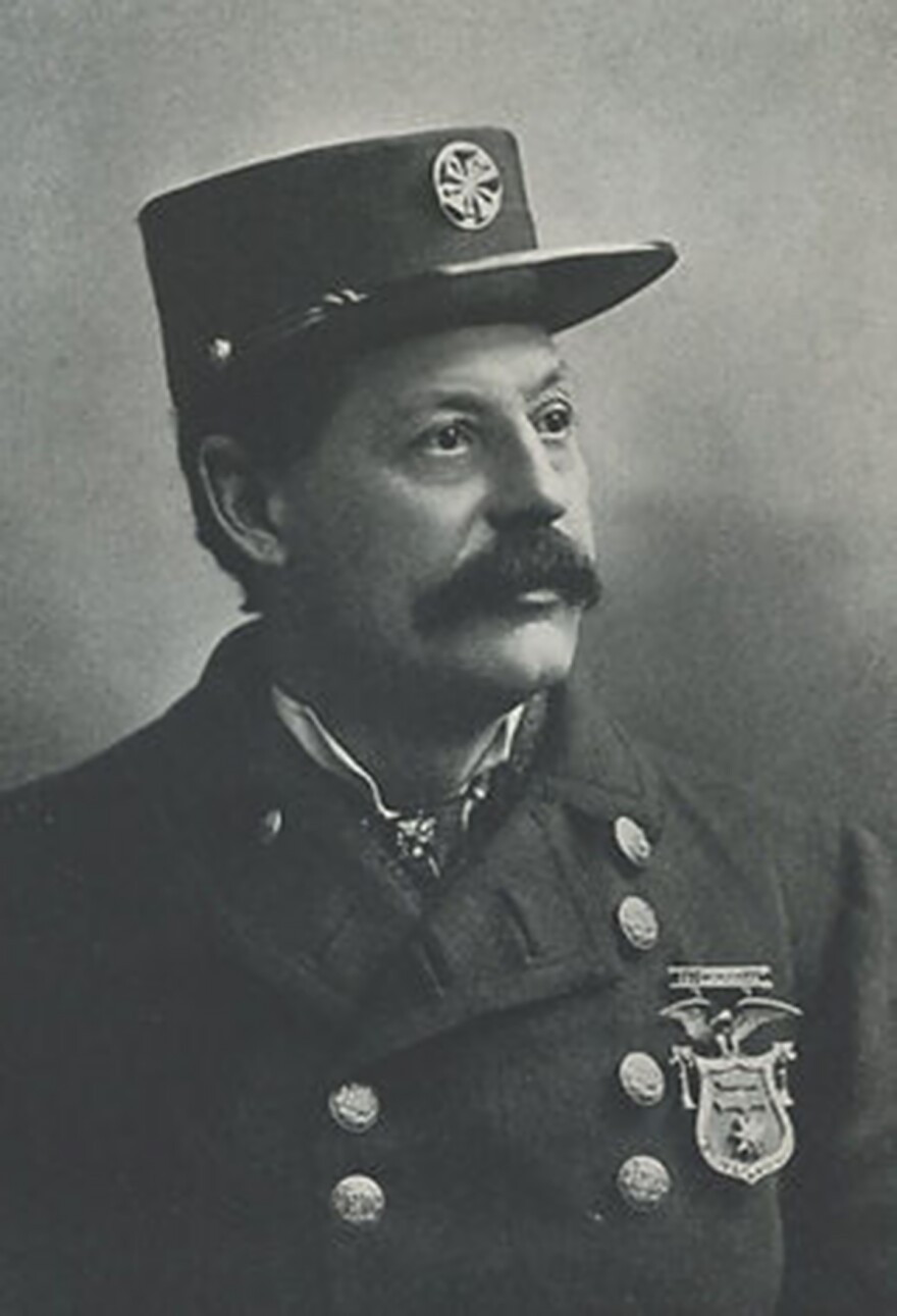 George C. Hale was named Chief of the Kansas City Fire Department in 1882, and he served as fire chief for 31 years.