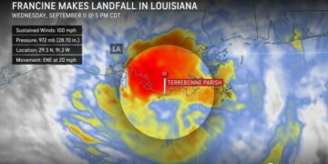 Hurricane Francine disrupted oil industry and roared ashore in Louisiana with high winds, flooding