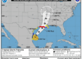 National Hurricane Center (NHC) Advisory 7 update on Tropical Storm Francine