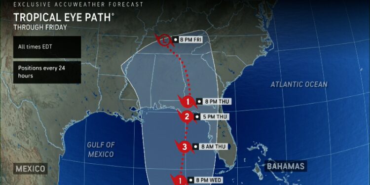 Hurricane watch for Florida Gulf Coast as Helene brews