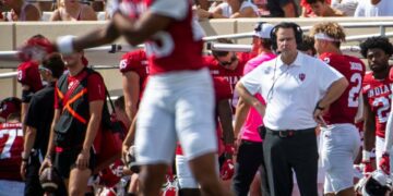 Indiana Head Coach Curt Cignetti during the Indiana versus Charlotte football game at Memorial Stadium on Saturday, Sept. 21, 2024.