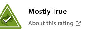 Rating: Mostly True