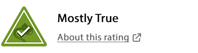 Rating: Mostly True