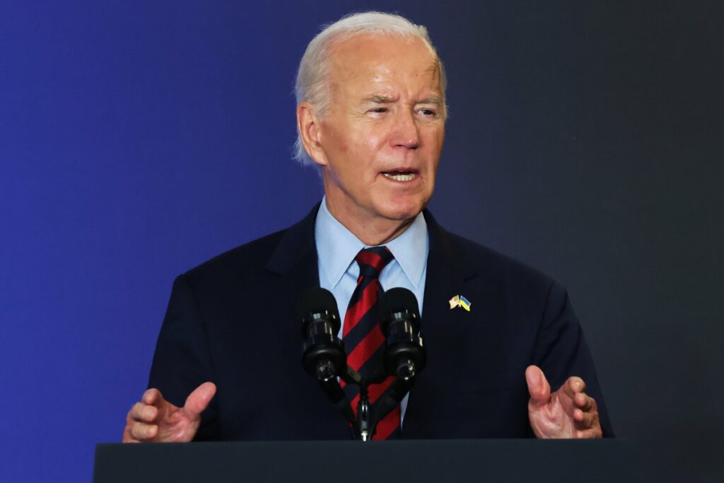 Joe Biden in New York