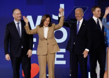 Kamala Harris and Joe Biden