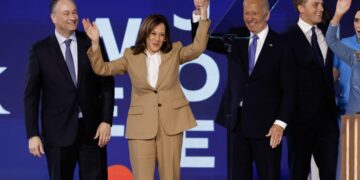 Kamala Harris and Joe Biden