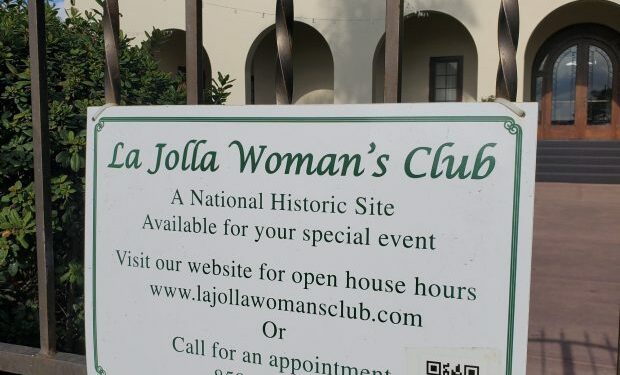 The La Jolla Woman's Club is located at 7791 Draper Ave. in The Village. (Ashley Mackin-Solomon)