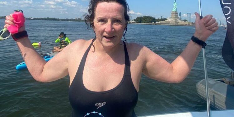 Laois Nationalist — Amazing Laois woman completes USA swims for charity