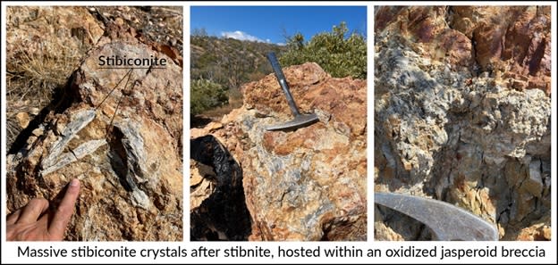 Stibiconite Crystals