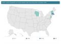 Eastern equine encephalitis virus human disease cases reported by state of residence, 2024.