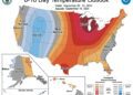 The National Weather Service is predicting below-average temps, high winds and storms for six western states this week